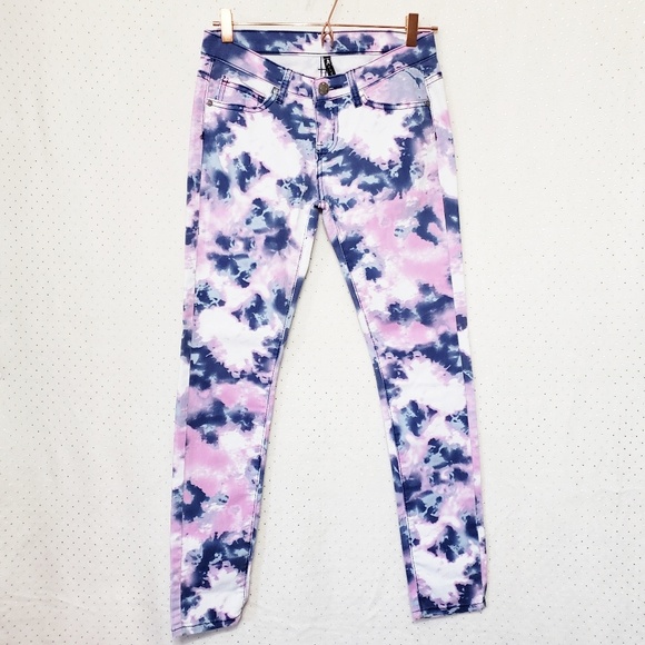 Tie Dyed Skinny Jeans* Aviva *Sz 5* - Picture 6 of 6